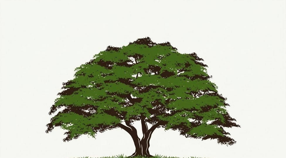 Big oak tree